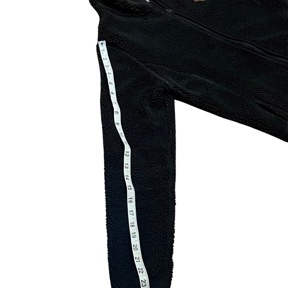 Burton Sherpa Fleece‎ Jacket | Women’s M | Cozy Black Zip-Up Fall Layer - Picture 4 of 11